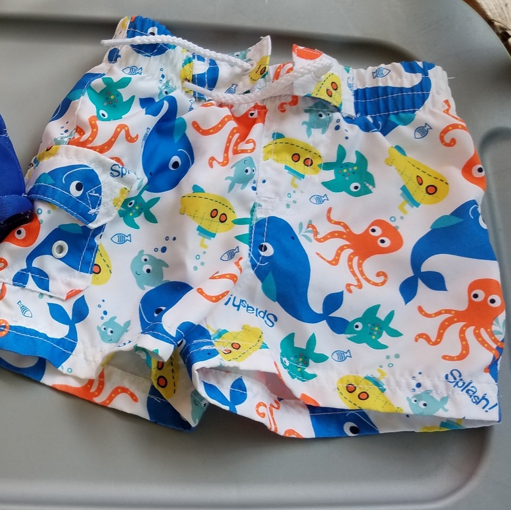 Swimming trunks and swim diaper